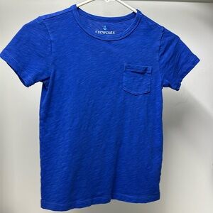 J. Crew Crewcuts Boys Blue Cotton Shirt - Size S (6-7)